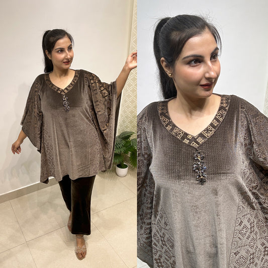 Velvet Kaftan Cord Set